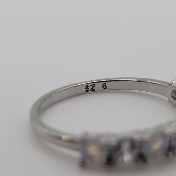 Silver gemstone ring, size 7. Charmed aroma. Appraised - Picture 7 of 12